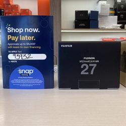 Fujifilm XF27mm F2.8 R WR Lens (Located In Downey, CA)