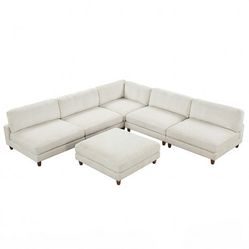 New 6 Piece Modular Sectional Couch! Includes Free Delivery and Assembling! 🚚