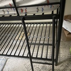 Twin Bed Frame With Two Mattress