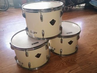 3x peace marching snare drums