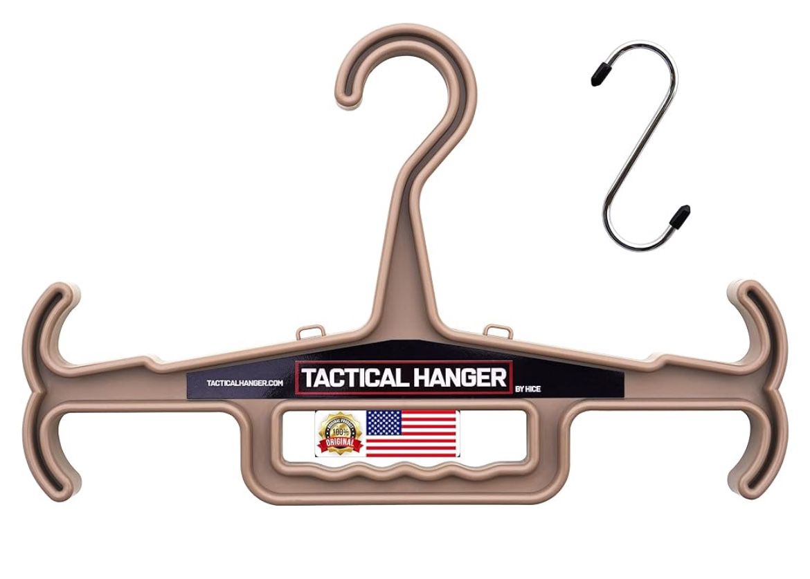 Tactical Hanger by HICE | Original Heavy Duty Standard Hanger | 200 lb Load Capacity
