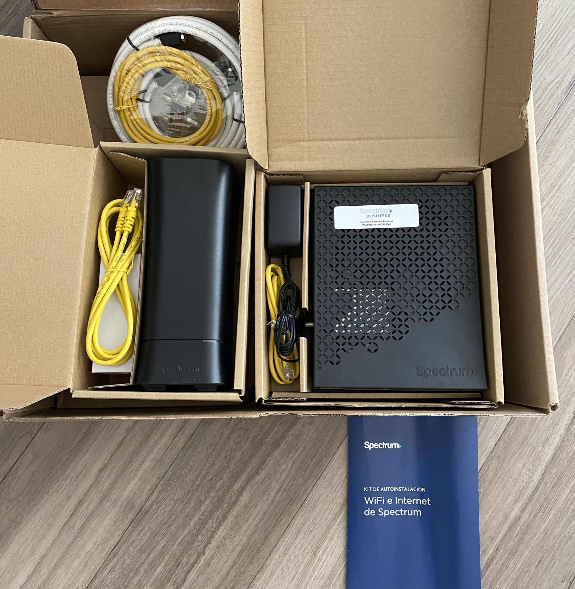 Brand New In Box: Spectrum Wifi Router And Modem