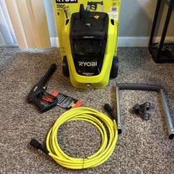 RYOBI 2100 PSI 1.2 GPM Cold Water Corded Electric Pressure Washer with Foamer  The RYOBI 2100 PSI 1.2 GPM Cold Water Corded Electric Pressure Washer w