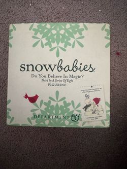 Department 56 Snowbabies "Storytime For Friends" figurine (SKU #(contact info removed))