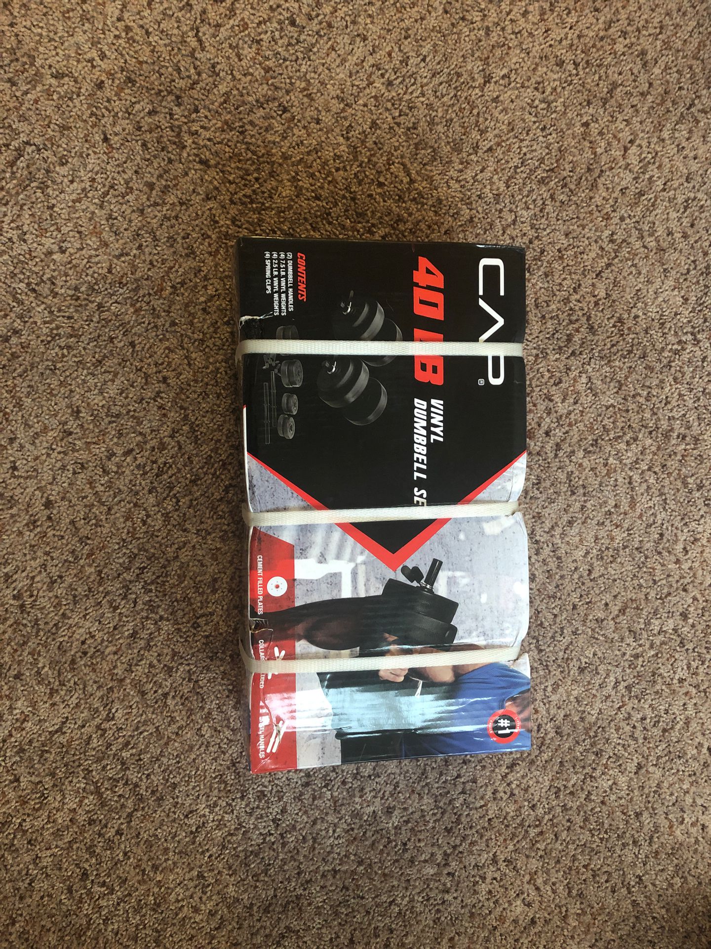 40lbs dumbbell brand new set in box