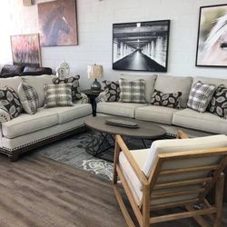 Harleson Wheat Living Room Set /couch / Sofa and Loveseat