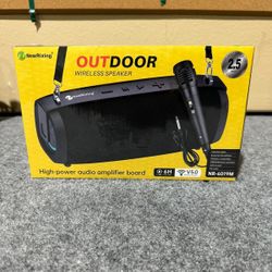 Wireless Speaker Outdoor with microphone 