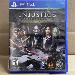 PlayStation 4 Game PS4 Injustice Gods Among Us 