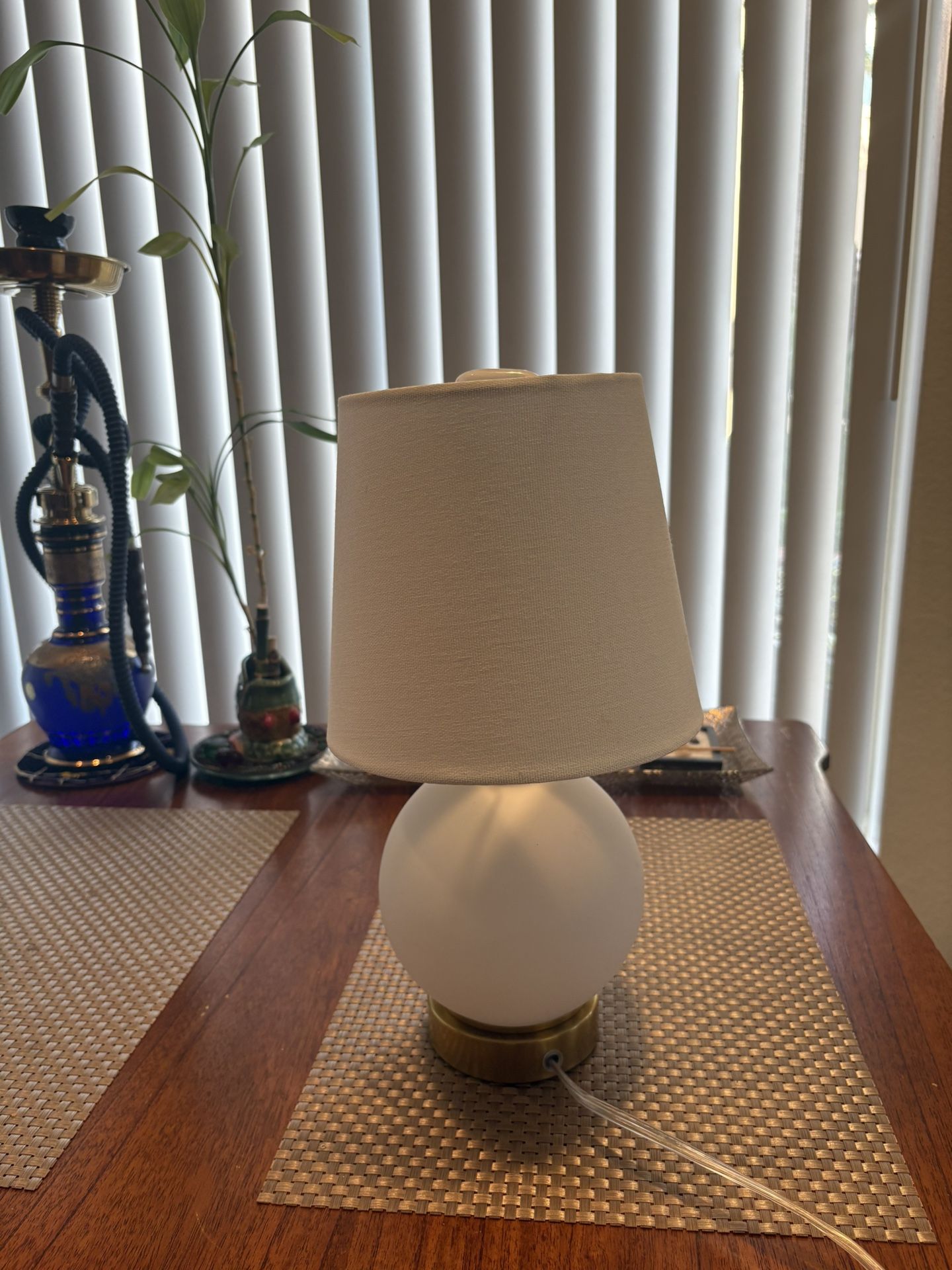 Frosted Glass Bedside/Table Lamp