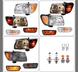 Headlight & Corner Light & Turn Signal Light For Toyota Tacoma 2001 2002 03 2004