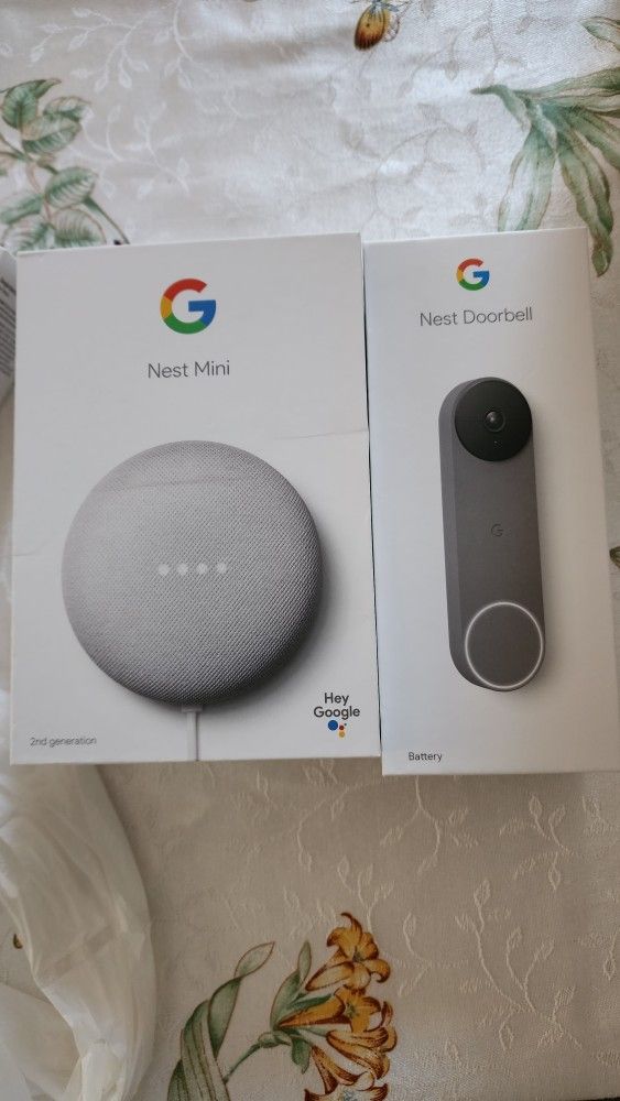 Speaker Nest Doorbell With Google Mini Nest Doorbell Nest Camera