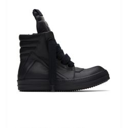 BLACK RICK OWENS GEOBASKET