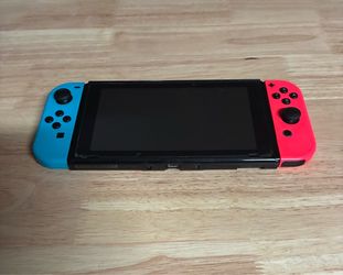 Nintendo Switch with Neon Joy-Cons
