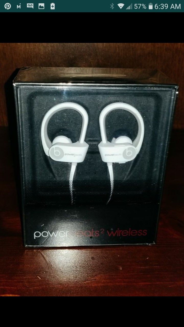 New Powerbeats 2 Wireless Sweat Resistant Headphones