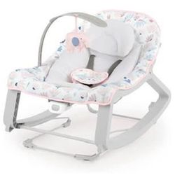Ingenuity Keep Cozy 3-in-1 Grow with Me Vibrating Baby Bouncer Seat & Infant to Toddler Rocker