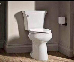 Kohler Highline Arc 12 in. Rough In 2-Piece 1.28 GFP Single Flush Round Chair Height Toilet