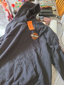 Harley davidson motorcycle jacket hoodie 2xXL