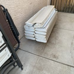 Fluorescent light fixture fluorescent lights not included.