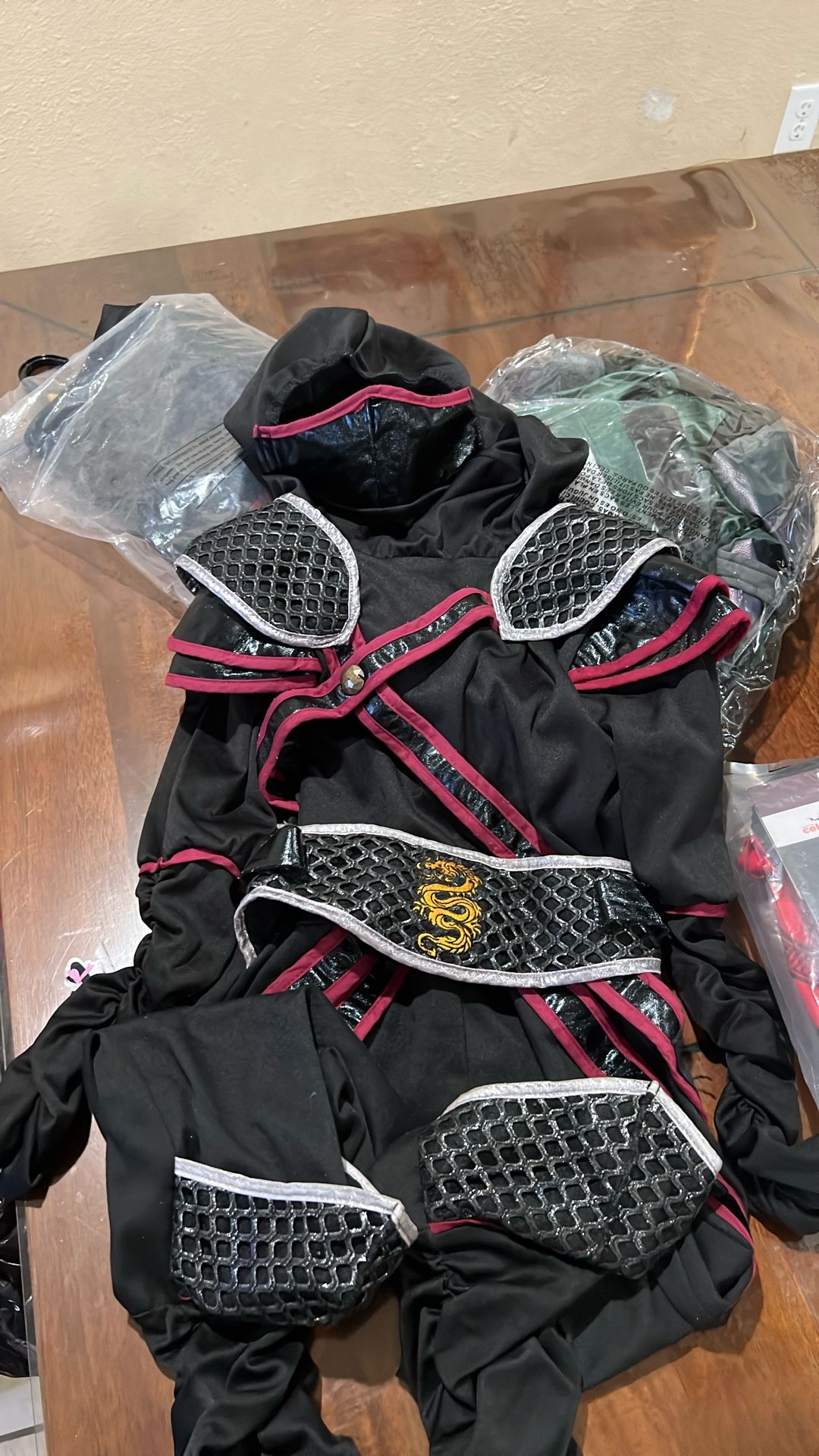 Ninja Mortal Combat Kids 6/7 Size