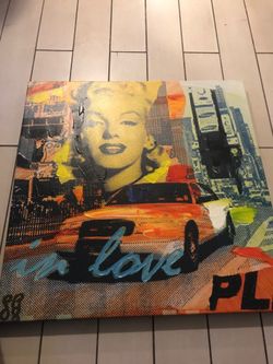 Marylin Monroe wall paint