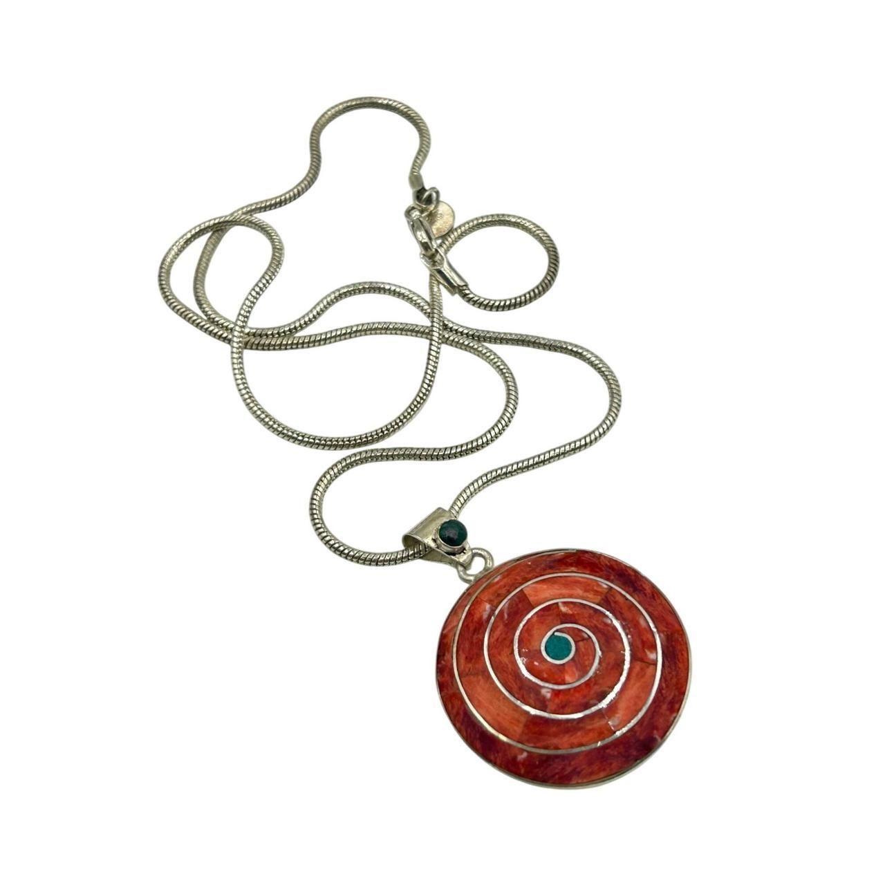 Spiny Oyster "Pachamama" Chakra Pendant (116)64