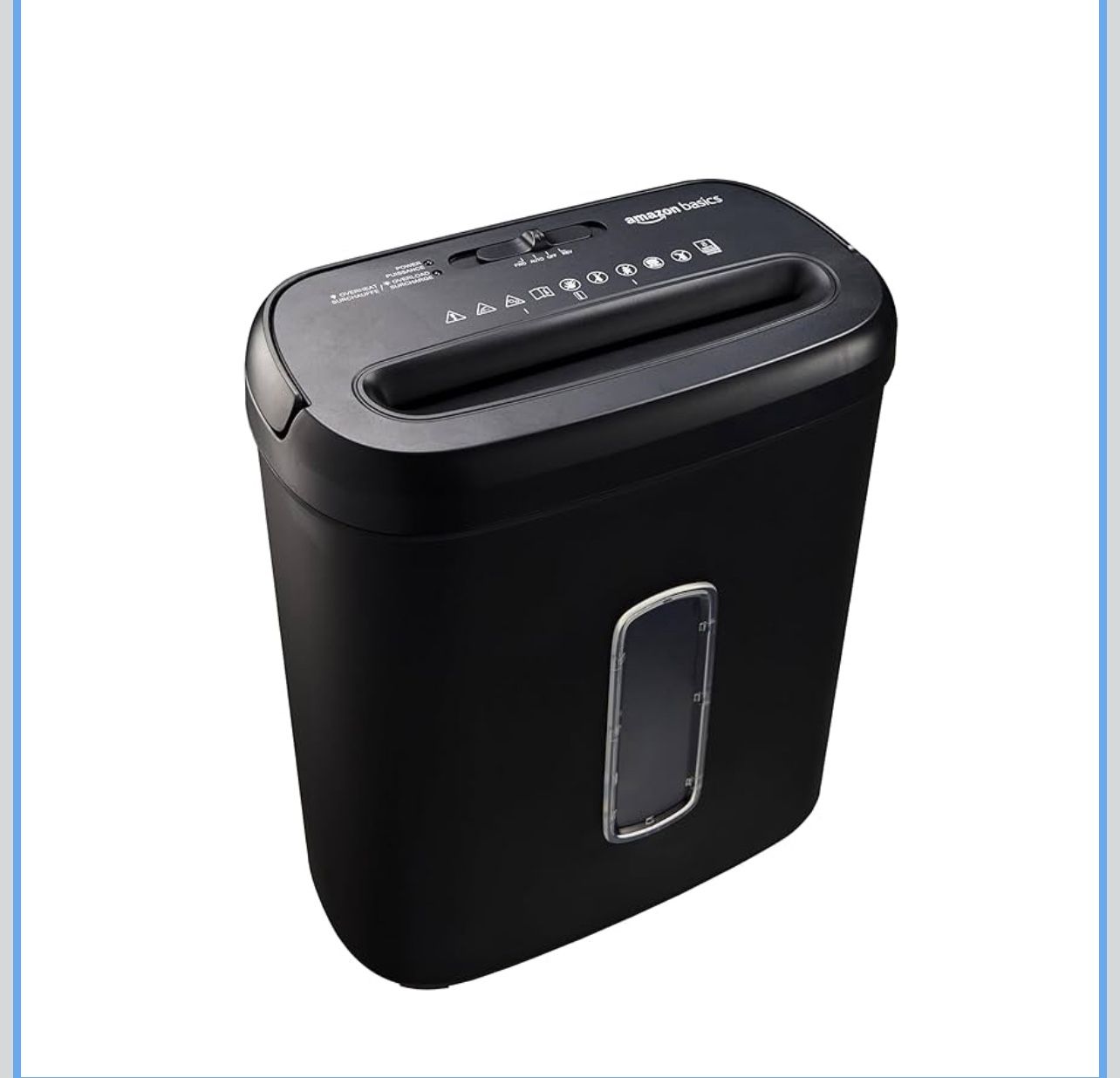 8-Sheet Cross Cut Paper Shredder k (8)
