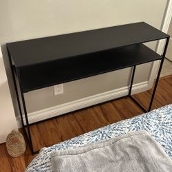 Black Metal Console Table
