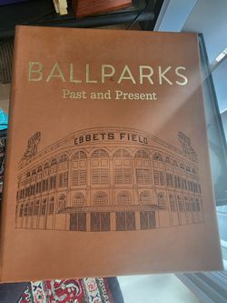 Leather bound Eric Enders ballpark book
