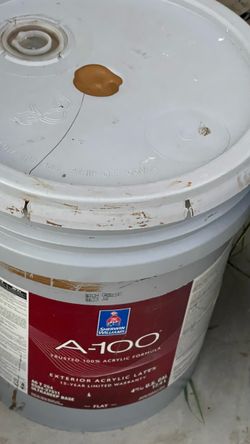 Dark brown paint flat