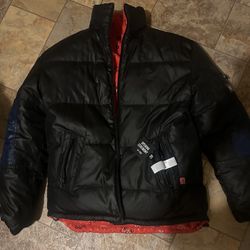 Black Puffer Winter Jacket
