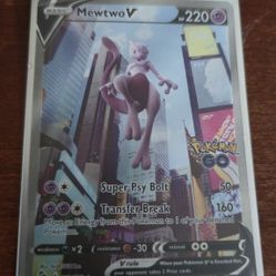 Pokemon Mewtwo Card