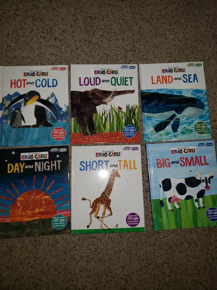 NEW 6 ERIC CARLE CHILDS BOOKS