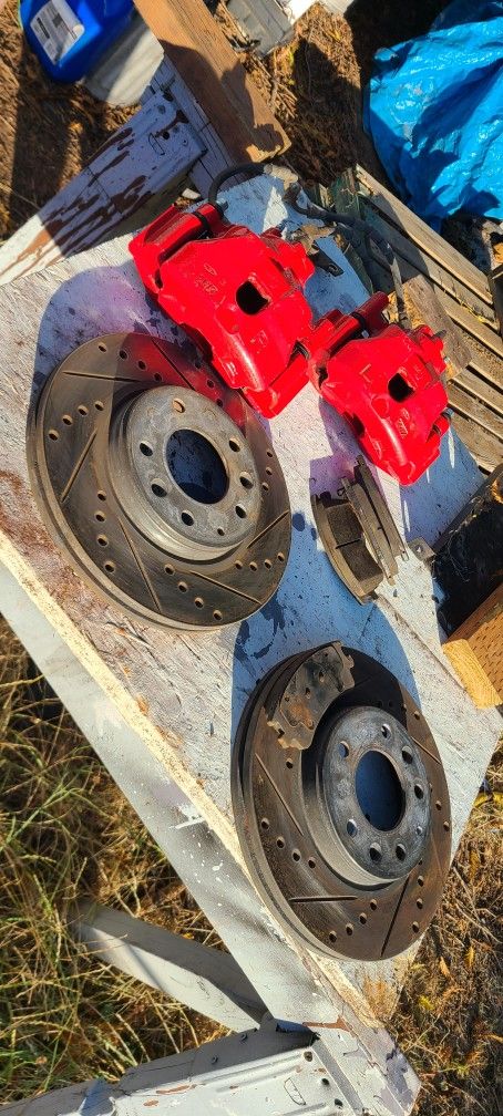 Mazda 6 2003 2004 2005 Front Disc Brake Kit, Calipers Rotors and Pads. 03 04 05