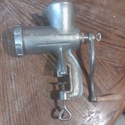 Vintage & Rare Thunderbird 10 Manual Hand Crank Meat Grinder
