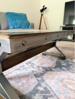 Coffee table industrial style