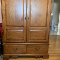Wooden Armoire/Tv Stand