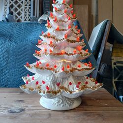Antique Ceramic Christmas Tree