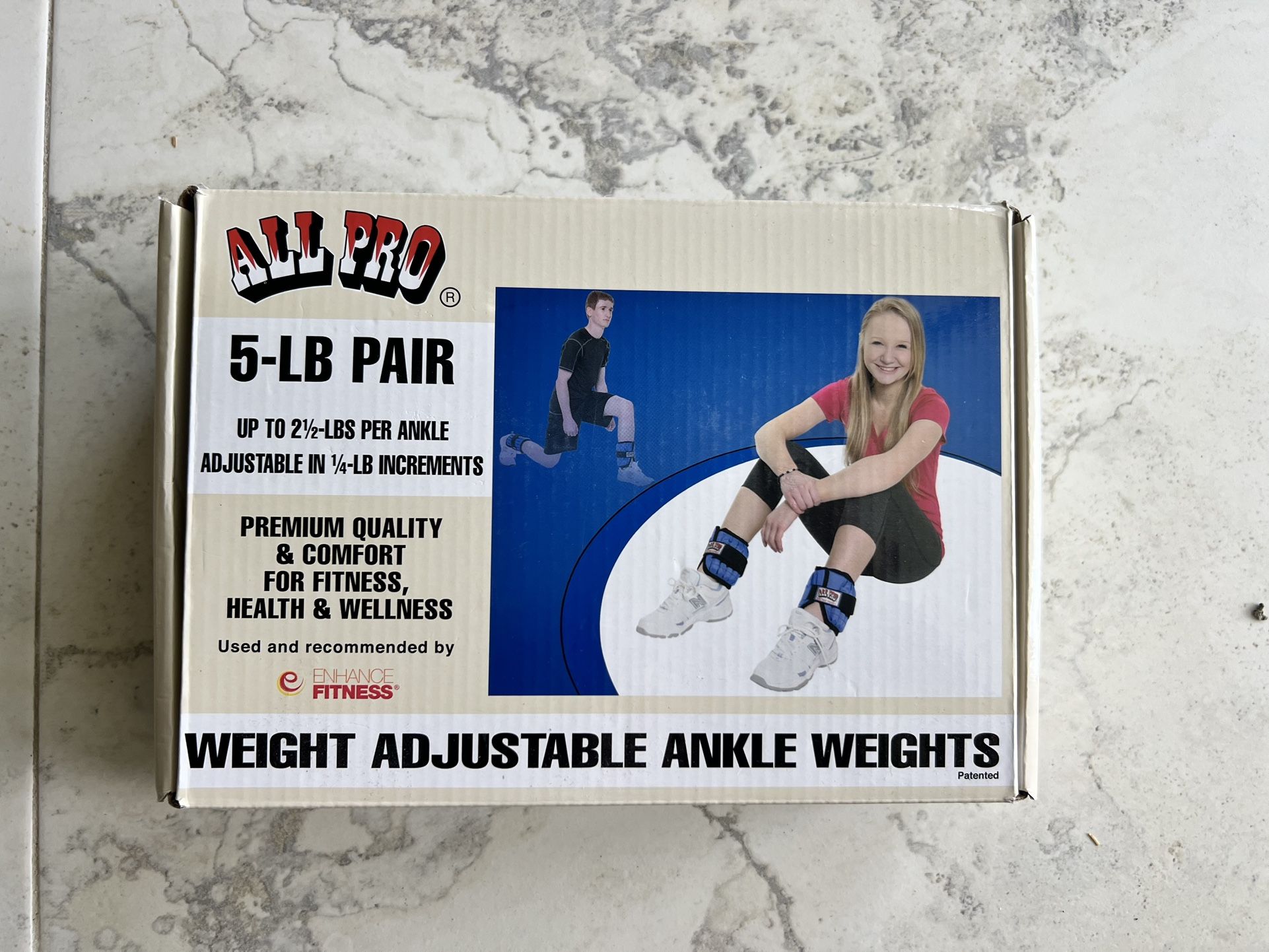 Ankle Weights 5 Lb Pair 