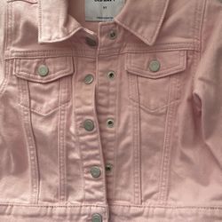 Girls pink Denim Jacket
