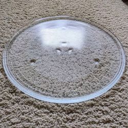 12.5" microwave oven replacement glass turntable rotating tray spinning plate revolving platter