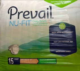 Prevail NUFIT XL with tabs to the sides$8 each bag