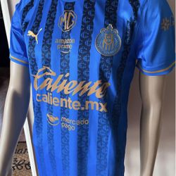 S,M,L,Xl,2XL,3XL,4XL slim fit available Soccer Chivas Guadalajara new jersey 3rd kid blue  2026 azul terser uniforme el rebaño sagrado  New Jersey  20