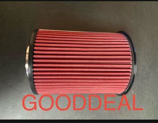 Universal clamp on cone high flow air intake filter