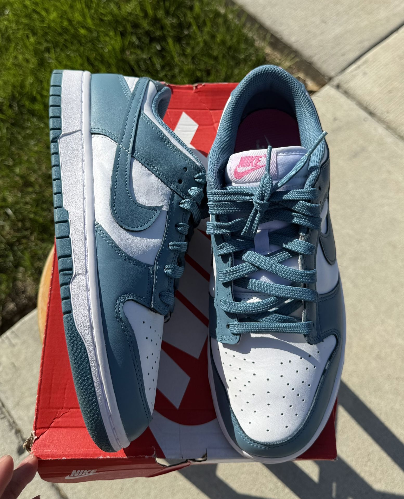 NIKE DUNKS MEN 10.5/ Women 12. Very Good Condition