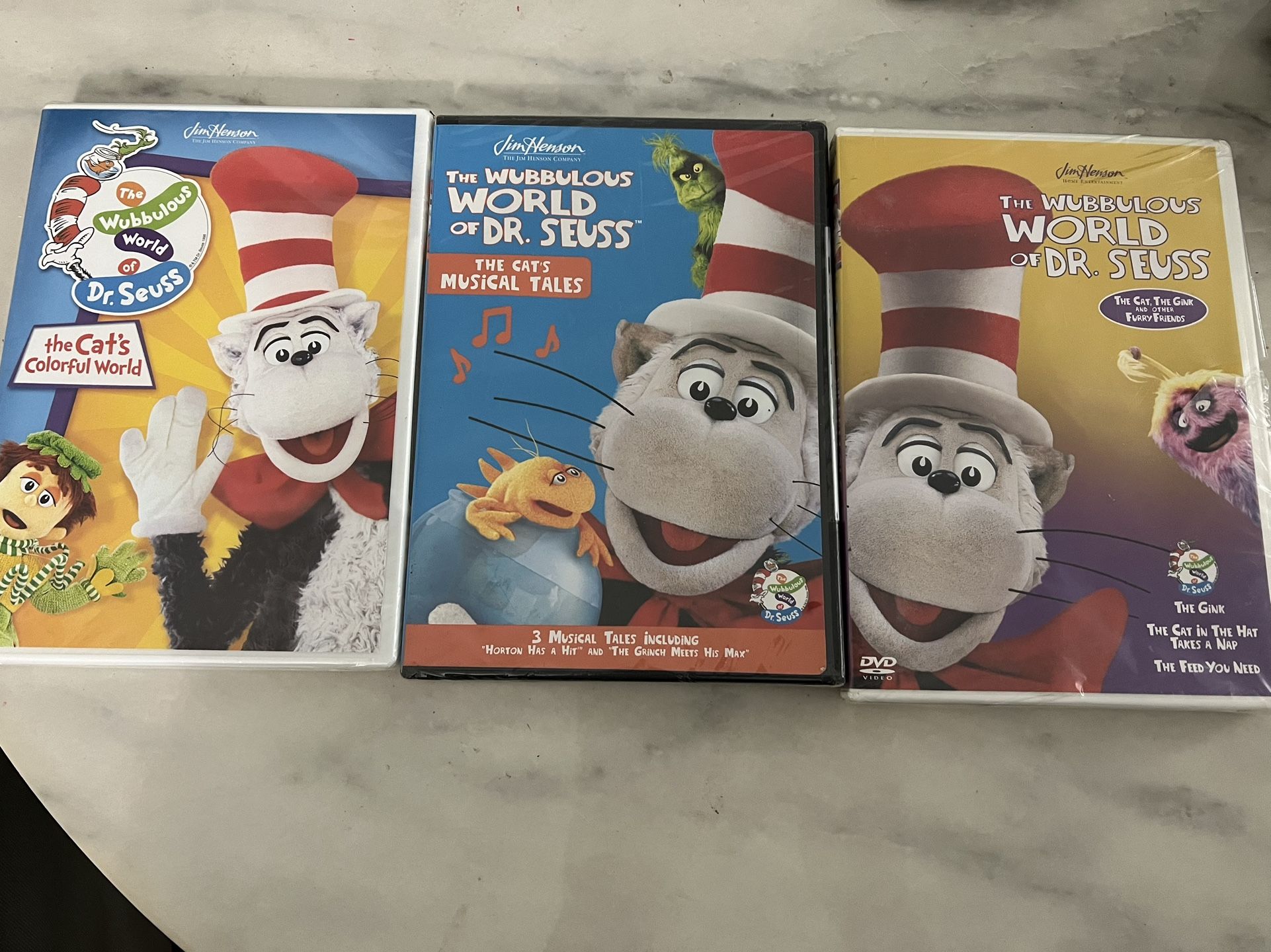 Dr. Seuss The Wubbulous World DVD SET 3pk NEW
