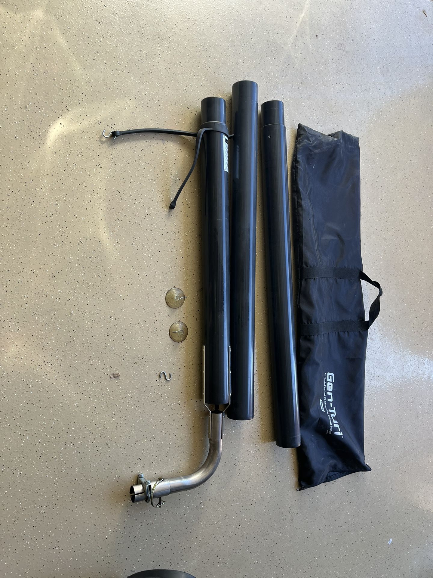 RV Generator Exhaust Venting