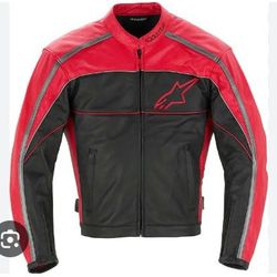 Red And Black Alpine Star Jacket Size 2x 