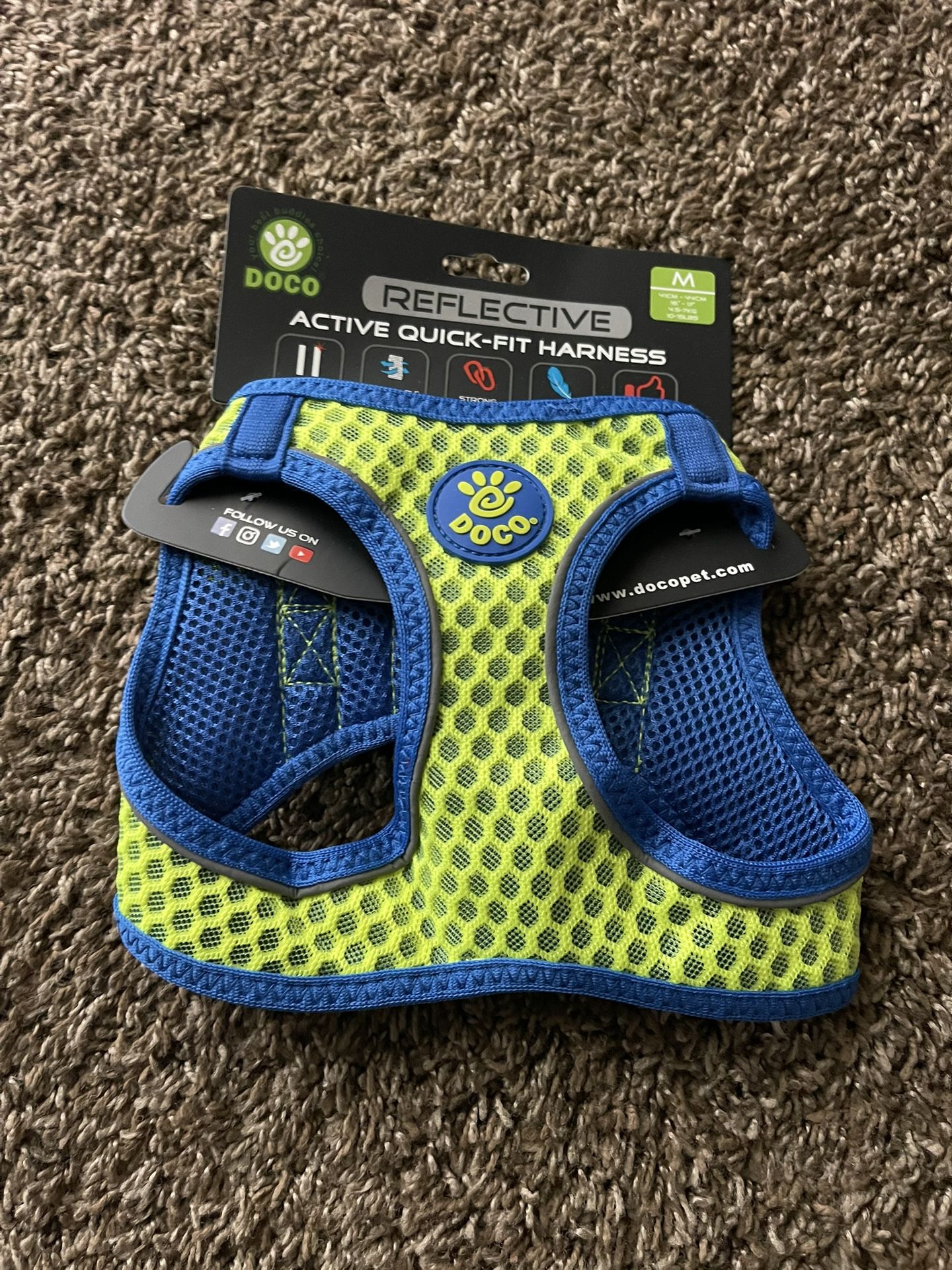 Medium Reflective Dog Harness