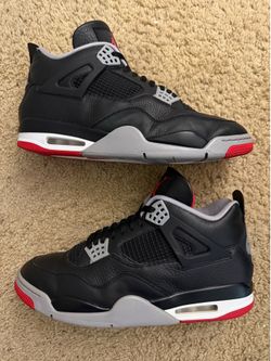 Size 13 (Pre owned, no box) - Air Jordan 4 retro reimagined bred