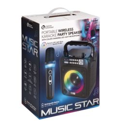 Lifestyle Advanced Portable Wireless Karaoke Party Speaker